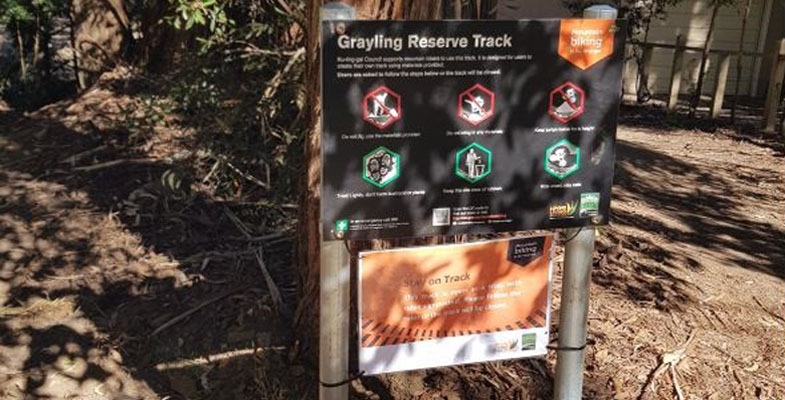 Build-and-ride scheme at Grayling Reserve – a difficult balance
